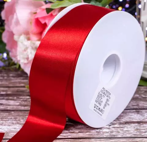 50mm Wide Plain Double Satin Ribbon 50mm_double_satin_col_250_x_10_reels