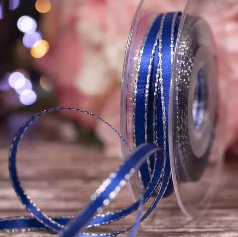 Metallic Edged Satin Ribbon satin_ribbon_with_siver_edge