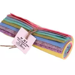 Felt Squares In Soft Shades