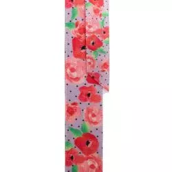 Lilac Fleur Ribbon