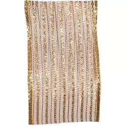 Berisfords metallic look Jazz mesh ribbon