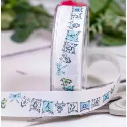 25mm White Oh Baby Ribbon