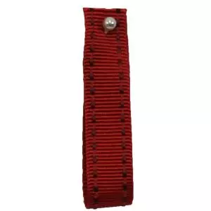 Stitched Grosgrain by Shindo in Red (Colour 20) - available in 5mm - 15mm widths