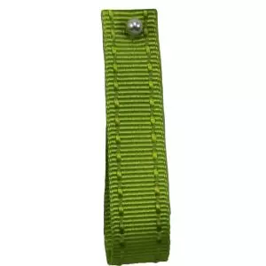 Stitched Grosgrain Ribbon By Shindo Ribbons in Green - available in 5mm-12mm-15mm widths