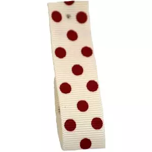 Polka Dot Grosgrain 15mm Col: 2