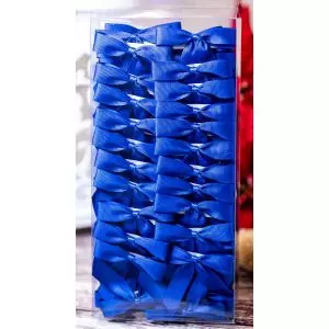 100 pre made grosgrain ribbon bows with self adhesive pads