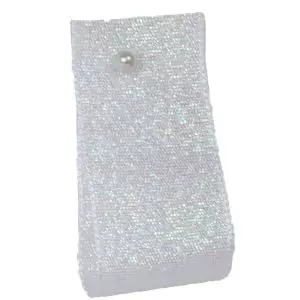 25mm White Iridescent ribbon