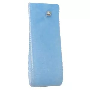 Velvet Ribbon By Berisfords Col: Saxe Blue 9713 - available in 9mm - 50mm widths