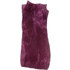 Crushed Silk Style Ribbon 38mm x 20m Col: Aubergine