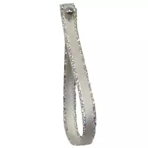 Ivory Ribbon With Iridescent Edging 5mm x 20m