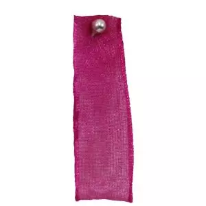Shocking Pink Sheer Ribbons By Berisfords Ribbons In 10mm, 15mm, 25mm, 40mm Widths
