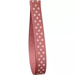 9mm Dusky Pink Grosgrain Ribbon