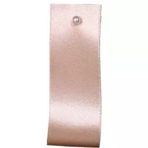 Double Satin Ribbon By Berisfords Ribbons: Cream (Col 50)- 3mm - 70mm widths