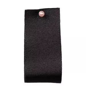 Grosgrain Ribbon Colour: BLACK 9725 - widths 6mm-10mm-16mm-25mm- 40mm 