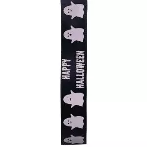 Friendly Halloween Ghost Ribbon 25mm