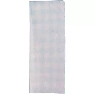 Sheer Gingham Ribbon Col: Pale Blue 15mm & 25mm