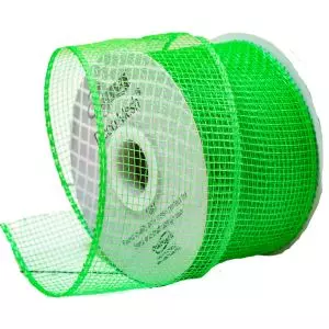 Green Deco Mesh Ribbon