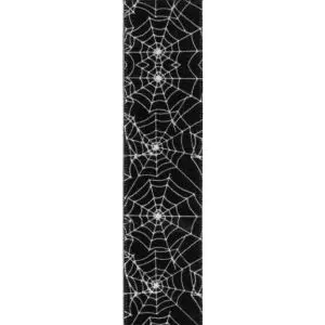 Cobweb Halloween Ribbon 25mm