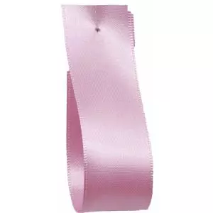 Double Satin Wedding Car Ribbon Lt Pink 38mm & 50mm widths