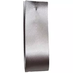 Double Satin Ribbon Ideal For Wedding Car Decoration - Silver - 38mm & 50mm widths