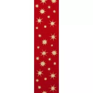 25mm Red Grosgrain Glisten Ribbon