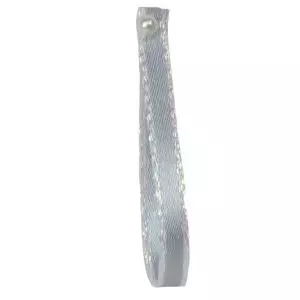 Silver Ribbon With Iridescent Edging 5mm x 20m