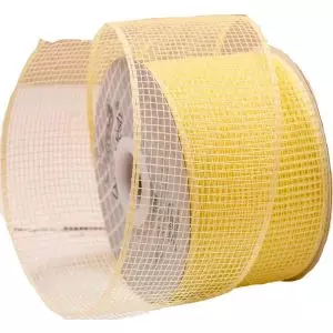 Ivory Deco Mesh Ribbon