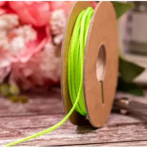 Neon Lime Coloured 2mm Twine By Berisfords Ribbons