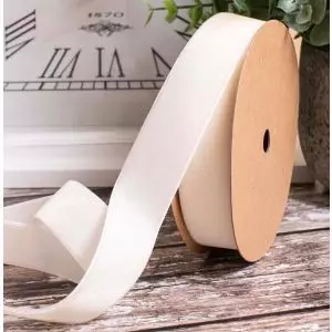 White Velvet Ribbon In A Choice Of Widths 