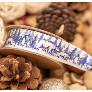 25mm  Polar Christmas Ribbon NEW