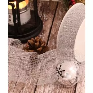 Silver Mesh ribbon