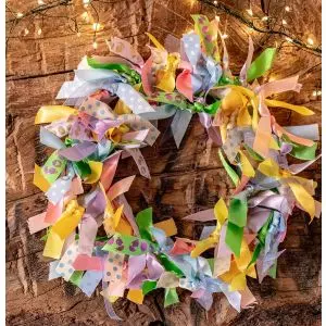 Small Wreath Kit In Pastel Shades Ideal For Children & The Elderly
