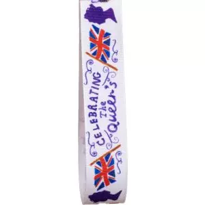 Celebrating the queens platinum jubilee ribbon