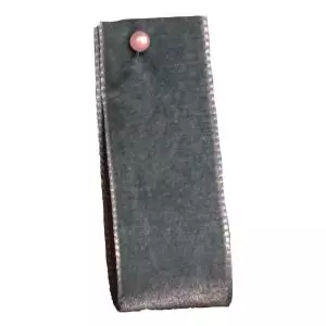 Velvet Ribbon By Berisfords Art 1025 Col: Gris-Fonce 9689