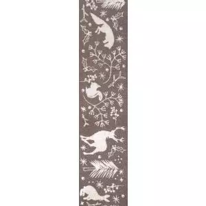 Wildwood Christmas Ribbon in Smokey Grey