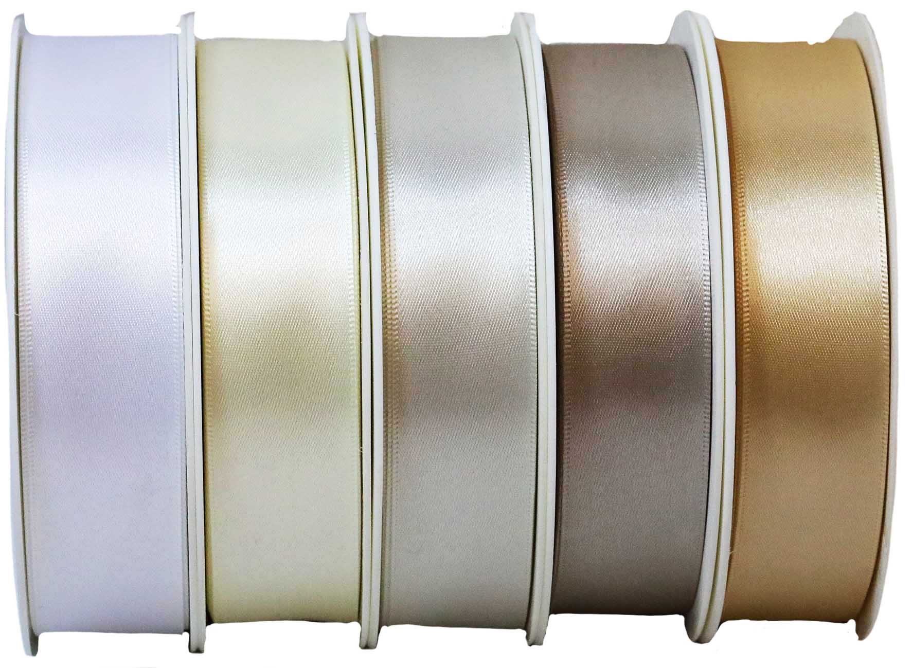 Cream & White Ribbons Cream & White Ribbons