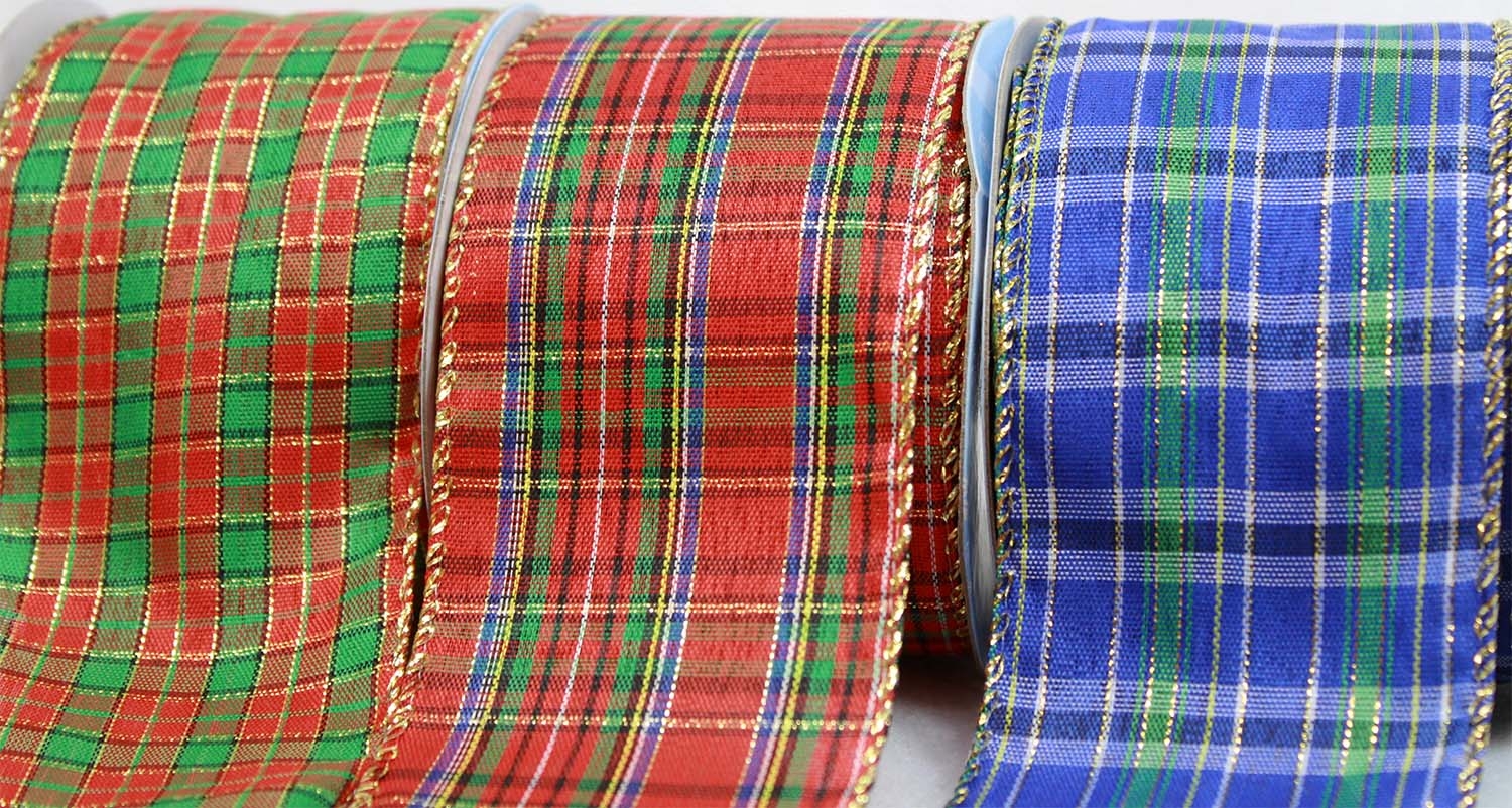 Tartan Christmas Ribbons Tartan Christmas Ribbons