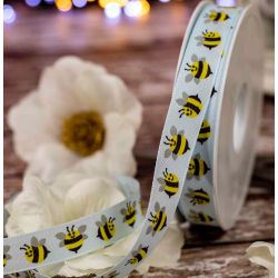 blue bumble bee ribbon