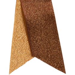 Chocolate and gold Jewel Christmas Ribbon By Berisfords Ribbons
