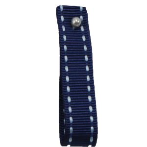 Stitched Grosgrain Ribbon By Shindo in Royal in 5mm,12mm, 15mm