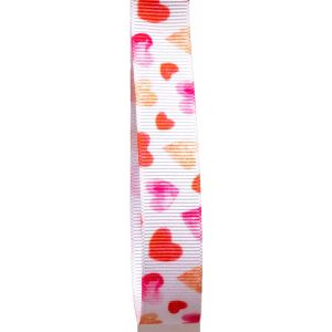 16mm Sweet Heart Grosgrain Ribbon