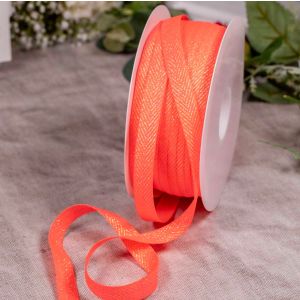 25mm Zig zag ribbon with gold iridescent threads