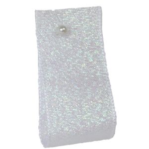 25mm White Iridescent ribbon
