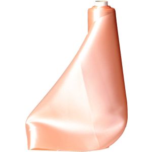 29cm Wide Rose Gold Cut Edged Satin Fabric