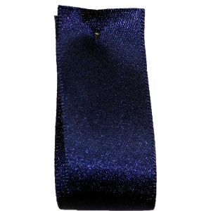 Double Satin Ribbon By Berisfords Ribbons: Navy (Col 13) - 3mm - 70mm widths