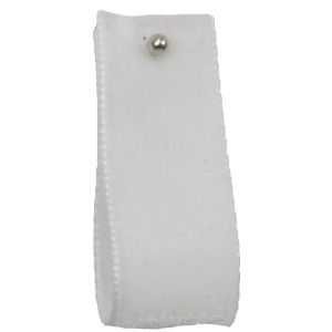 Velvet Ribbon By Berisfords Col: White 9401- available in 9mm - 50mm widths