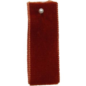 Velvet Ribbon By Berisfords Col: Acajou 9415 - available in 9mm - 50mm widths