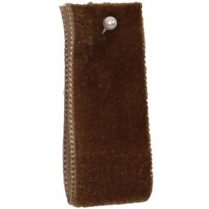 Velvet Ribbon By Berisfords Col: Tabac 9539 - available in 9mm - 50mm widths