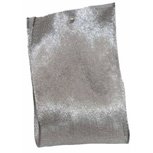 38mm silver metallic mesh ribbon