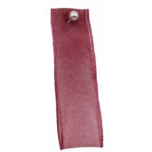 Dusky Pink Sheer Ribbon By Berisfords Ribbons In 10mm, 15mm, 25mm, 40mm Widths